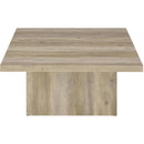  Coaster Furniture Devar 710878-S2 2-piece Square Coffee End Table Set - Distressed Pine IMAGE 9