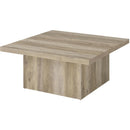  Coaster Furniture Devar 710878-S3 3-piece Square Coffee End Table Set - Distressed Pine IMAGE 10