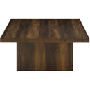  Coaster Furniture Devar 710888-S2 2-piece Square Coffee and End Table Set - Dark Pine IMAGE 12