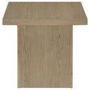  Coaster Furniture Devar 710917 Square Engineered Wood End Table - Latte IMAGE 3