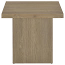  Coaster Furniture Devar 710917 Square Engineered Wood End Table - Latte IMAGE 5