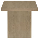 Coaster Furniture Devar 710917 Square Engineered Wood End Table - Latte IMAGE 6