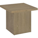  Coaster Furniture Devar 710918-S3 3-piece Square Cocktail Coffee End Table Set - Latte IMAGE 3