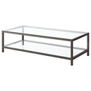  Coaster Furniture Trini 720228-S2 2-piece Coffee and End Table Set - Black Nickel IMAGE 4