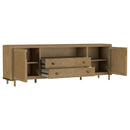  Coaster Furniture Arini 720253 Rattan Cane 2-door TV Stand Media Console - Sand Wash IMAGE 16