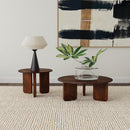  Coaster Furniture Dale 721998-S2 2-piece Solid Wood Coffee and End Table Set - Brown IMAGE 3