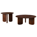  Coaster Furniture Dale 721998-S2 2-piece Solid Wood Coffee and End Table Set - Brown IMAGE 6