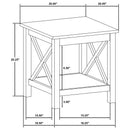 Coaster Furniture Skyview 722088-S2 2-piece Rectangular Lift Top Coffee Table Set - White IMAGE 16