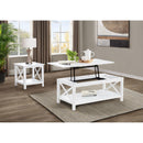  Coaster Furniture Skyview 722088-S2 2-piece Rectangular Lift Top Coffee Table Set - White IMAGE 5