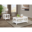  Coaster Furniture Skyview 722088-S2 2-piece Rectangular Lift Top Coffee Table Set - White IMAGE 7