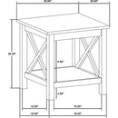  Coaster Furniture Skyview 722088-S3 3-piece Rectangular Lift Top Coffee Table Set - White IMAGE 13