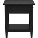 Coaster Furniture Lindenton 722727 1-drawer Wood Occasional End Table - Black IMAGE 11