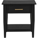  Coaster Furniture Lindenton 722727 1-drawer Wood Occasional End Table - Black IMAGE 4