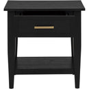  Coaster Furniture Lindenton 722727 1-drawer Wood Occasional End Table - Black IMAGE 5