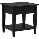  Coaster Furniture Lindenton 722727 1-drawer Wood Occasional End Table - Black IMAGE 8