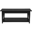  Coaster Furniture Lindenton 722728-S2 2-piece Wood Lift-Top Coffee and End Table Set - Black IMAGE 10