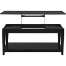  Coaster Furniture Lindenton 722728-S2 2-piece Wood Lift-Top Coffee and End Table Set - Black IMAGE 11