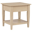  Coaster Furniture Lindenton 722757 1-drawer Wood Occasional End Table - Blonde IMAGE 10