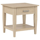 Coaster Furniture Lindenton 722757 1-drawer Wood Occasional End Table - Blonde IMAGE 3