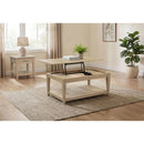  Coaster Furniture Lindenton 722758 Lift-Top Occasional Coffee Table - Blonde IMAGE 13