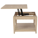  Coaster Furniture Lindenton 722758 Lift-Top Occasional Coffee Table - Blonde IMAGE 5