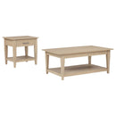  Coaster Furniture Lindenton 722758-S2 2-piece Wood Lift-Top Coffee and End Table Set - Blonde IMAGE 7