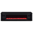  Coaster Furniture Deiter 722833 79-inch TV Stand Fireplace Media Console - Black IMAGE 10