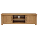  Coaster Furniture Beasley 723323 2-Door 71-Inch Wood TV Stand Media Console - Golden Oak IMAGE 10