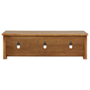 Coaster Furniture Beasley 723323 2-Door 71-Inch Wood TV Stand Media Console - Golden Oak IMAGE 1