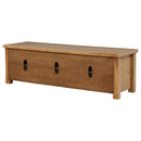  Coaster Furniture Beasley 723323 2-Door 71-Inch Wood TV Stand Media Console - Golden Oak IMAGE 4