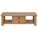  Coaster Furniture Beasley 723328-S3 3-Piece Wood Coffee Table Set - Golden Oak IMAGE 13