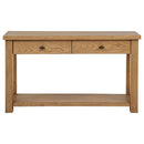  Coaster Furniture Beasley 723329 2-Drawer Wood Console Table - Golden Oak IMAGE 14