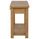  Coaster Furniture Beasley 723329 2-Drawer Wood Console Table - Golden Oak IMAGE 3