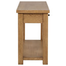  Coaster Furniture Beasley 723329 2-Drawer Wood Console Table - Golden Oak IMAGE 4