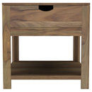  Coaster Furniture Esther 723887 1-drawer Solid Wood End Table - Natural Sheesham IMAGE 9