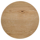  Coaster Furniture Kessler 735988-S3 3-piece Round Sculptural Wood Coffee Table Set - Light Oak IMAGE 4