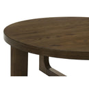  Coaster Furniture Kessler 735998-S2 2-piece Round Sculptural Wood Coffee Table Set - Brown IMAGE 9