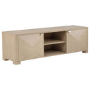 Coaster Furniture Marcelo 736053 71-inch TV Stand Media Console - Light Elm IMAGE 2