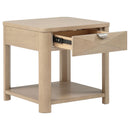  Coaster Furniture Marcelo 736058-S3 3-piece Coffee Table Set with Storage - Light Elm IMAGE 11