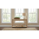  Coaster Furniture Marcelo 736059 Sofa Console Table with 2 Drawers and Shelf - Light Elm IMAGE 5