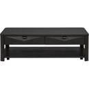  Coaster Furniture Marcelo 736068 Wood Coffee Table with 2 Drawers and Shelf - Coffee IMAGE 4