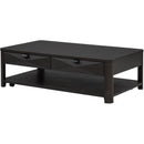  Coaster Furniture Marcelo 736068 Wood Coffee Table with 2 Drawers and Shelf - Coffee IMAGE 5