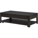  Coaster Furniture Marcelo 736068 Wood Coffee Table with 2 Drawers and Shelf - Coffee IMAGE 9
