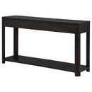  Coaster Furniture Marcelo 736069 Sofa Console Table with 2 Drawers and Shelf - Coffee IMAGE 10