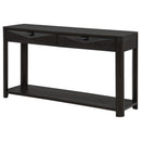  Coaster Furniture Marcelo 736069 Sofa Console Table with 2 Drawers and Shelf - Coffee IMAGE 11