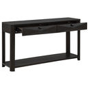  Coaster Furniture Marcelo 736069 Sofa Console Table with 2 Drawers and Shelf - Coffee IMAGE 7