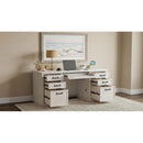  Coaster Furniture Altidore 800796 68-inch 7-drawer Executive Home Office Desk - Distressed White IMAGE 3