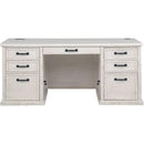  Coaster Furniture Altidore 800796 68-inch 7-drawer Executive Home Office Desk - Distressed White IMAGE 5