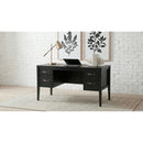  Coaster Furniture Graham 800866 54-inch 4-drawer Double Pedestal Lift Top Computer Desk - Black IMAGE 2