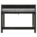  Coaster Furniture Besler 801076 47-inch SmartTop Writing Desk with Shelf - Grey Stone/Black IMAGE 4